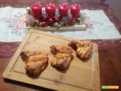 Tronchetto di Natale patate e salsiccia