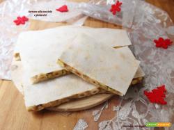 Torrone alle nocciole e pistacchi