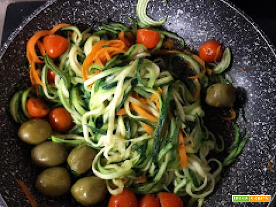 Spaghetti di verdure