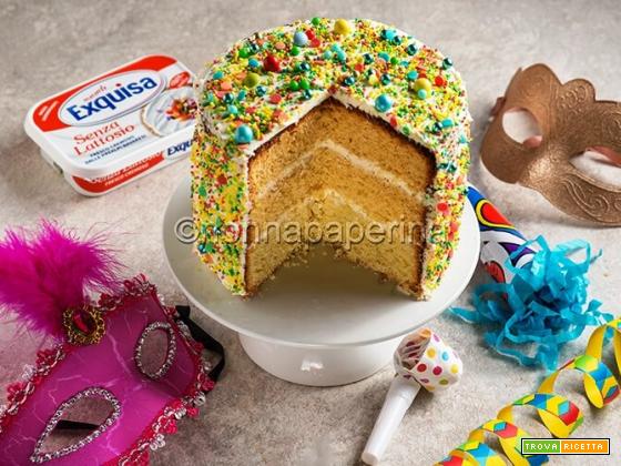 Sprinkle Cake, una torta colorata per il Carnevale