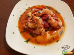 Gamberi in salsa piccante