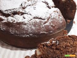 TORTA SOFFICE PERE E CIOCCOLATO senza burro