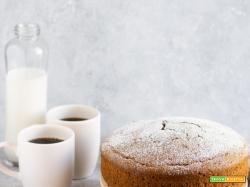 Torta di albumi al cappuccino d’orzo