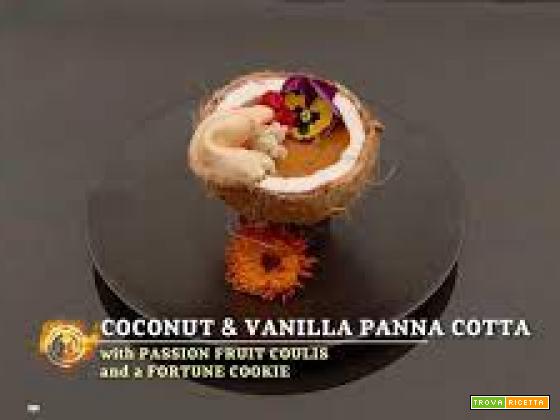 Coconut & vanilla panna cotta
