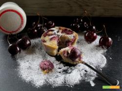 Mini clafoutis alle ciliegie senza glutine e senza lattosio