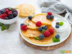 Pancakes con yogurt greco