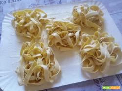 Pappardelle con la pasta maker