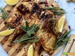 POLLO ALLA DIAVOLA COTTO AL BARBECUE