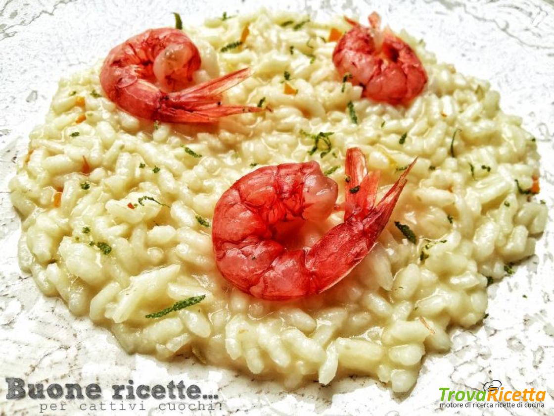 Ricette per risotto gamberi agrumi