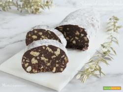 Salame al cioccolato fondente