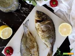 Orate aromatizzate e cotte nella friggitrice ad aria