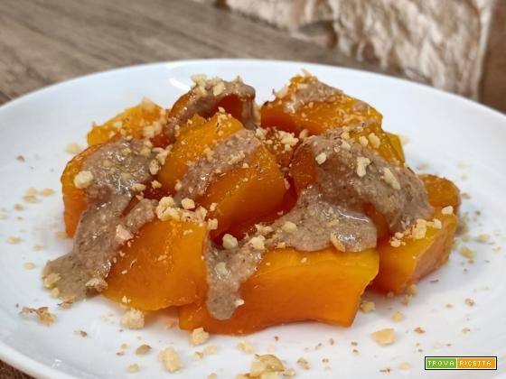 Kabak tatlısı ricetta: dolce alla zucca fatto in casa con salsa tahina (Superfood)