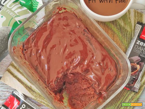 Mini Torta Fondente al Microonde Zucca e Cacao Vegan Proteica