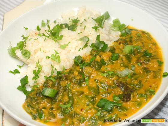 Dal Palak – curry di spinaci senza glutine