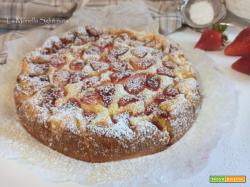 Torta  di ricotta e fragole senza glutine