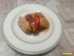 Pollo ai peperoni
