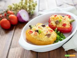 Peperoni ripieni di cous cous