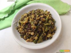 Riso venere con asparagi e gamberetti