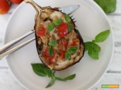 Melanzane farcite alla mozzarella
