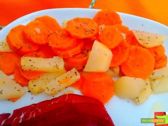 Patate e carote al vapore con Bimby: cucina dietetica
