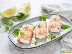 Involtini di salmone affumicato e ricotta