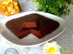 Torta brownies fit proteica e vegan, con fagioli: anche Bimby