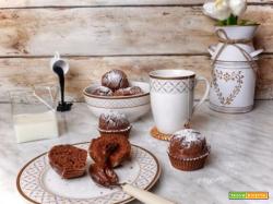 Muffin al cacao soffici e senza burro