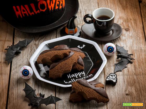 Pipistrelli di Halloween, dei biscotti per una cena da paura