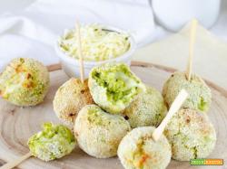 Polpette di broccoli cotte in friggitrice ad aria