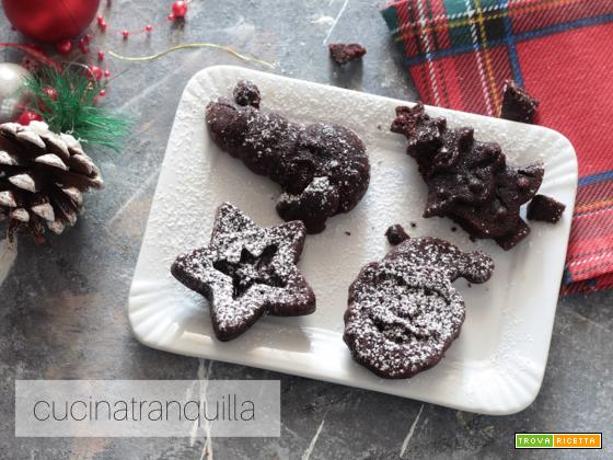 Muffins natalizi con cacao all’acqua