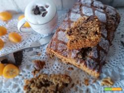 Plumcake con polpa di mandarini e noci