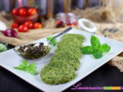 Veggie burger di spinaci