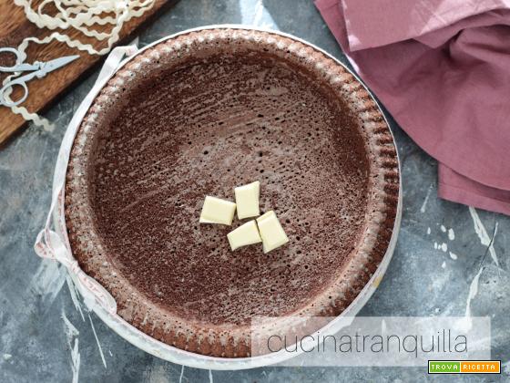 Crostata morbida al cacao con stampo furbo