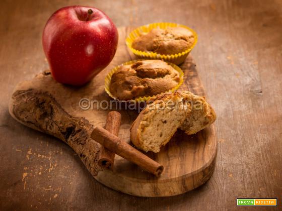 Muffin alle mele e farina di patate, dei dolcetti fruttati