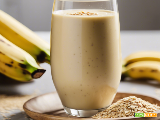 Frullato Proteico con Banana e Avena:  Energia e Benessere