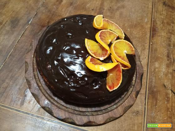 Poke cake all’arancia e cioccolato