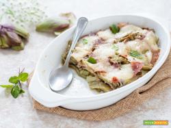 Parmigiana di carciofi bianca