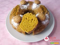 Torta carote e amaretti