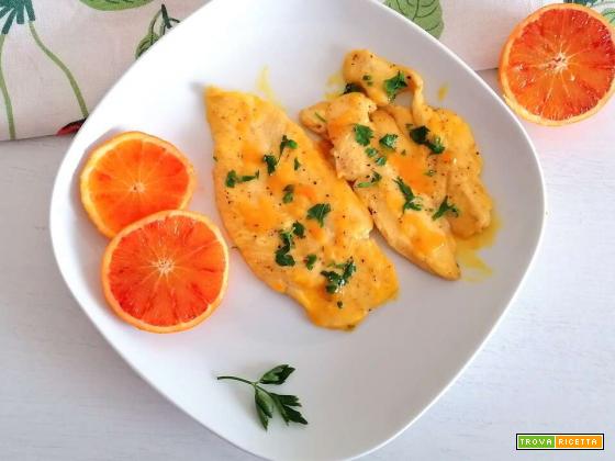 Scaloppine di pollo all’arancia: piatto veloce e agrumato