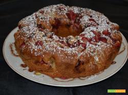 Ricetta – Ciambella di fragole e fondente