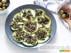 Zucchine grigliate e olive