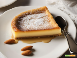 flan di mandorle