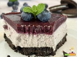 OREO CHEESECAKE con MIRTILLI