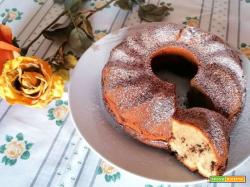 Ciambella allo yogurt variegata al cioccolato Bimby: senza glutine