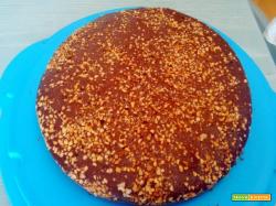 Dolce senza glutine, lievito e burro, con yogurt greco e cacao