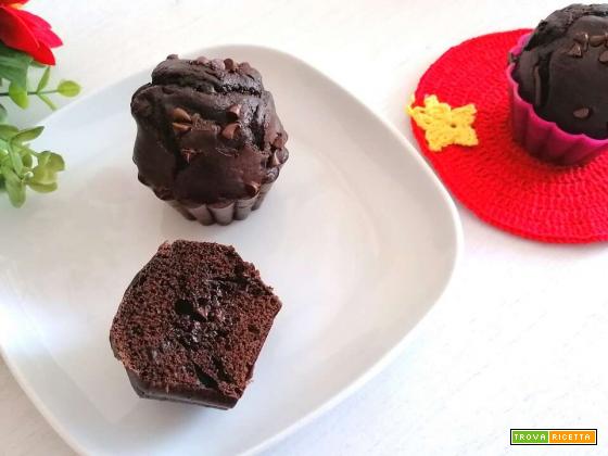 Muffin cioccolato e yogurt: super soffici con e senza Bimby