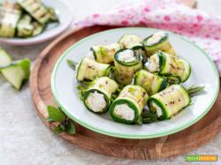 Involtini di zucchine con tonno e philadelphia