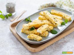 Bastoncini di feta gratinati