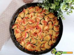 Girandola di patate e zucchine al forno, il contorno