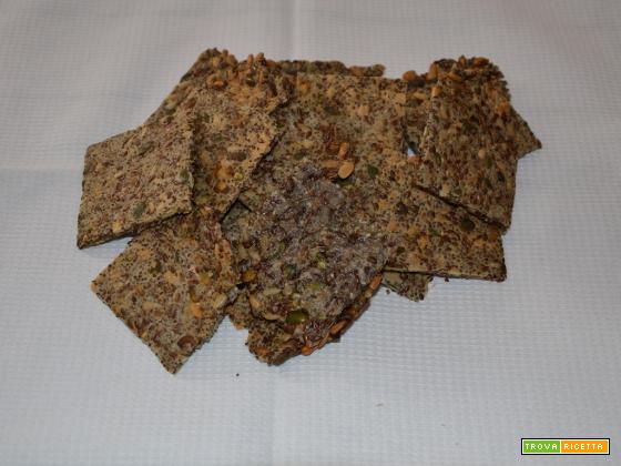 Ricetta – Crackers di semi con farina di riso